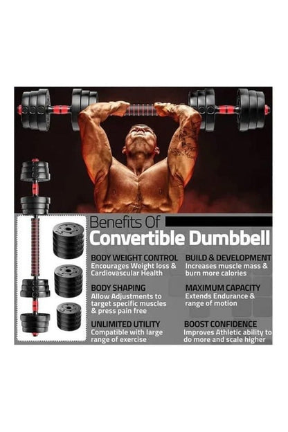 مجموعة دمبل قابلة للتعديل بوزن 15 كجم قابلة للتحويل إلى أثقال، زوج من الوزن الخفيف لصالة الألعاب الرياضية المنزلية ومعدات النساء والرجال