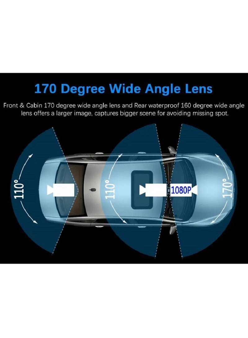 كاميرا أمامية وخلفية بدقة  وزاوية تصوير واسعة مع خاصية الرؤية الليلية