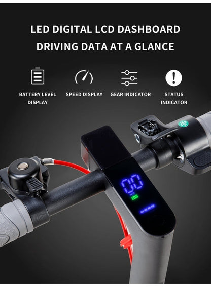 سكوتر كهربائي بهيكل من سبائك الألومنيوم، خفيف وسهل الحمل، سكوتر سريع الطي بعجلتين، نظام إدارة بطارية 36 فولت 7.8 أمبير/ساعة