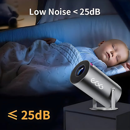 EGG | Model X-3 Smart Portable Projector (Black)