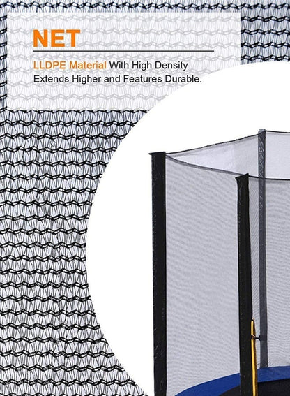 6 أقدام من الترامبولين الداخلي مع شبكة السلامة