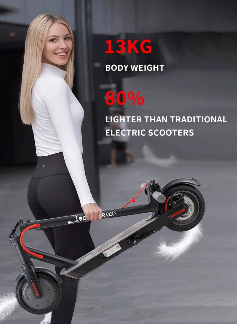 سكوتر كهربائي بهيكل من سبائك الألومنيوم، خفيف وسهل الحمل، سكوتر سريع الطي بعجلتين، نظام إدارة بطارية 36 فولت 7.8 أمبير/ساعة