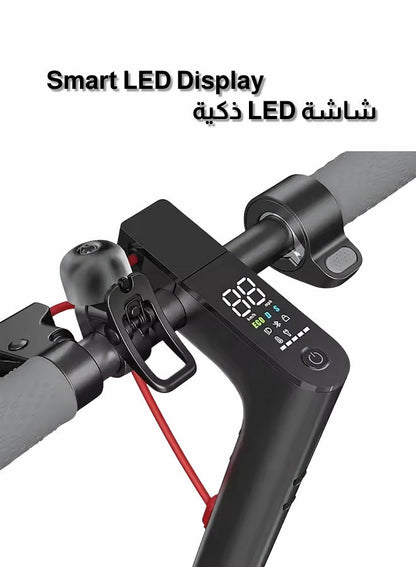 سكوتر كهربائي بهيكل من سبائك الألومنيوم، خفيف وسهل الحمل، سكوتر سريع الطي بعجلتين