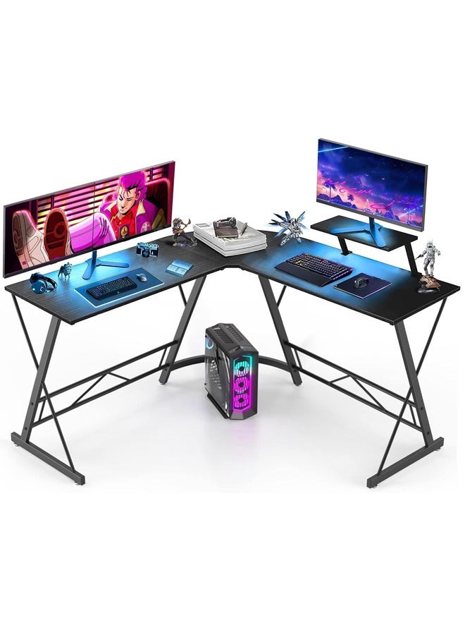 طاولة العاب ومكتب قيمنق وألعاب وطاولة مكتبيه منزليه , مكتب وطاولة كمبيوتر على شكل حرف L ذات جودة عاليه وسهلة التركيب