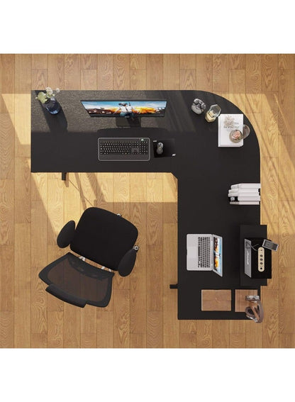 طاولة العاب ومكتب قيمنق وألعاب وطاولة مكتبيه منزليه , مكتب وطاولة كمبيوتر على شكل حرف L ذات جودة عاليه وسهلة التركيب