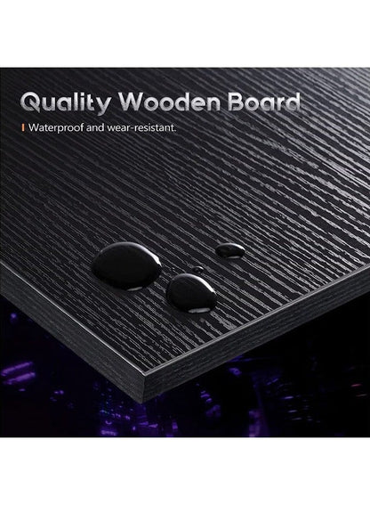 طاولة العاب ومكتب قيمنق وألعاب وطاولة مكتبيه منزليه , مكتب وطاولة كمبيوتر على شكل حرف L ذات جودة عاليه وسهلة التركيب