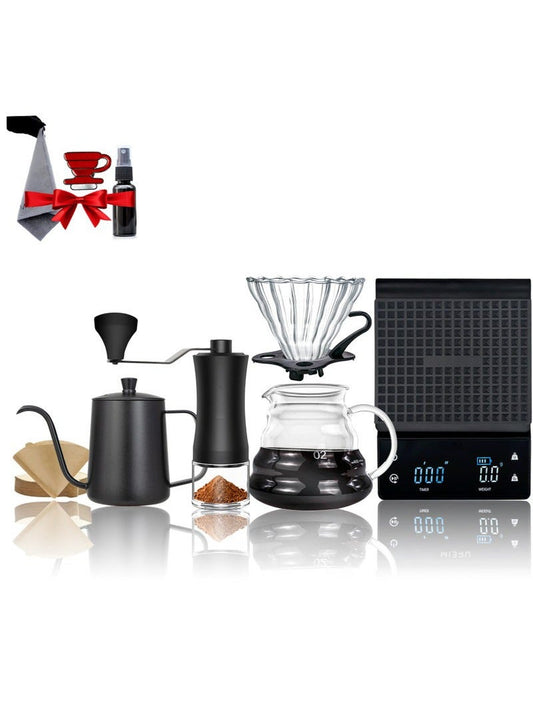 مجموعة قهوة مقطرة V60 بكج من 9 قطع قهوة مختصة