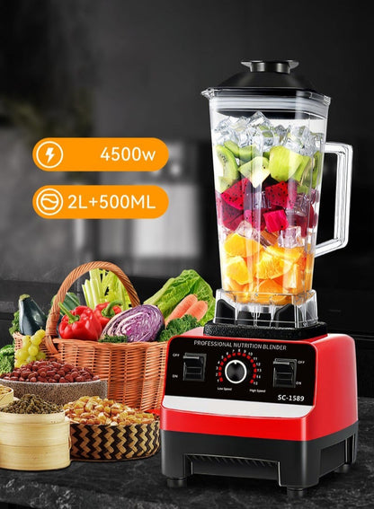 خلاط كهربائي مع مطحنة حبوب متعدد الوظائف سعة 2 لتر قابل للتعديل