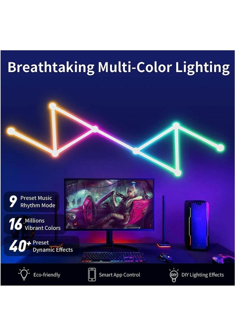 9 مجموعات من مصابيح الدايود المبتعث للضوء ذات الإضاءة القابلة للضبط وذات قدرات الشبكة اللاسلكية لدعم التحكم في تزامن الموسيقى الذكية، يمكن تشغيلها من خلال نظام PP مع أضواء على الجدران ذات درجة حرارة ملونة مناسبة للاستخدام في التزيين في غرف اللعب.